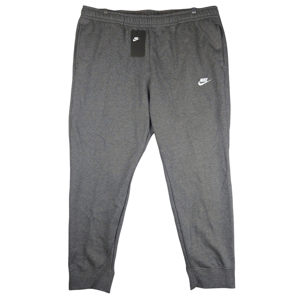 Nike Sportswear‎ Club Fleece Joggers Mens 3XL Charcoal Grey BV2671-071 New